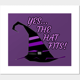 Witch Hat Tshirt for the real Witch! YES THE HAT FITS! by ScottyGaaDo Posters and Art